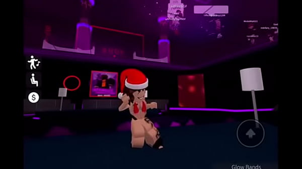 Roblox Stripper Kat Shows Off Her Moves and Chubby Ass in Club Iris.