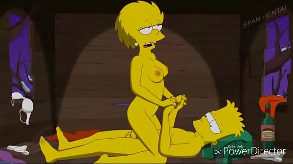 Lisa + Bart Simpsons image